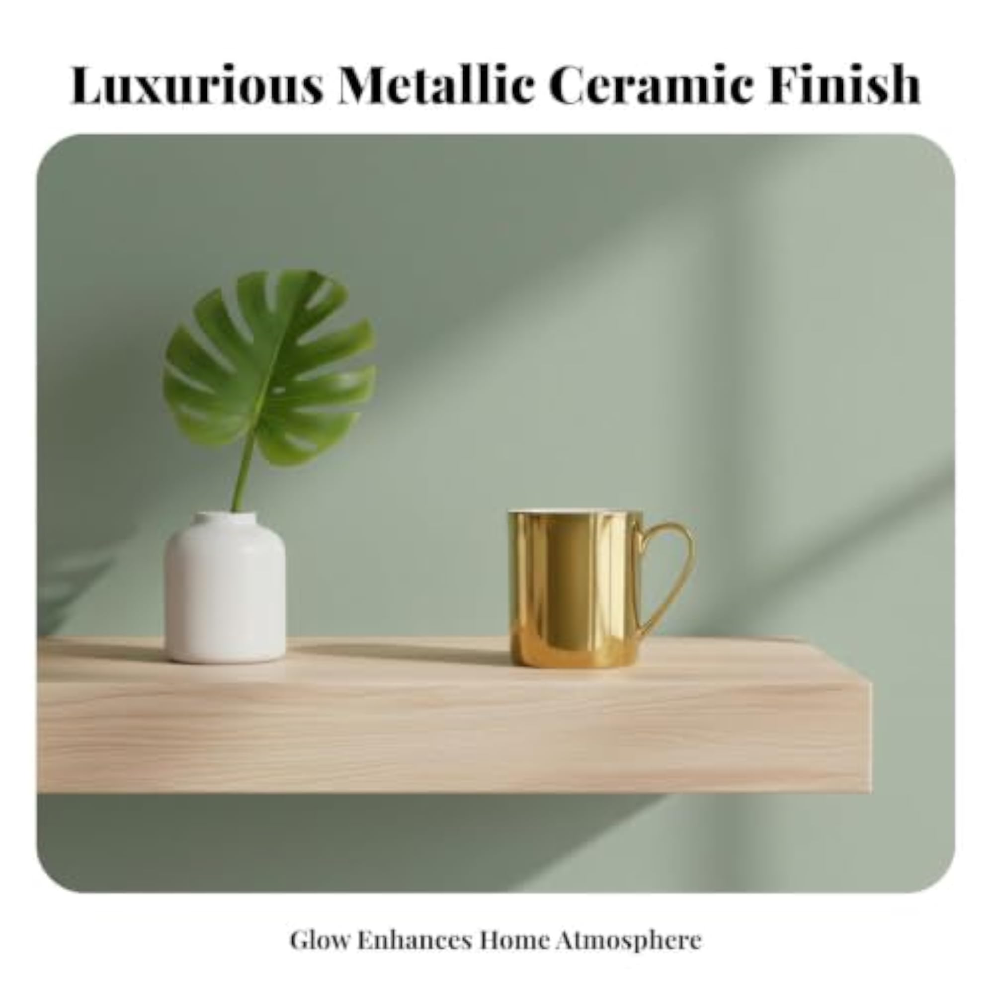 Ceramic Gold-Plated Decorative Plate, Elegant Gift